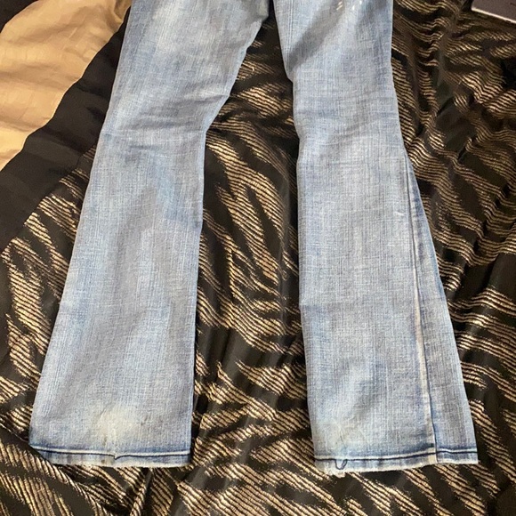 Low waisted 00s almost famous flared jeans. - Picture 4 of 4